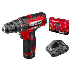 Дрель-шуруповерт ЗУБР С1-12, 12 В, 30 Н·м, 1 АКБ (2 А·ч) ДШЛ-125-21 Дрель-шуруповерт ЗУБР С1-12, 12 В, 30 Н·м, 1 АКБ (2 А·ч) ДШЛ-125-21